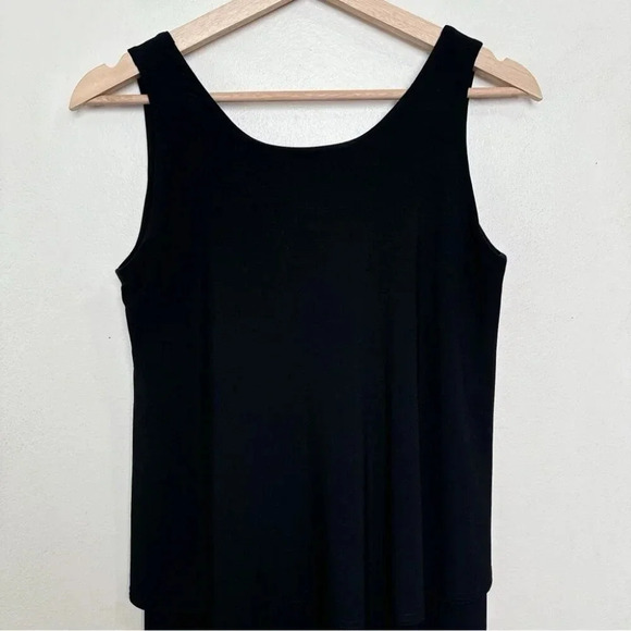 Sympli Womens 6 Tiered Black  Tank Relax Essential Top - Picture 10 of 12